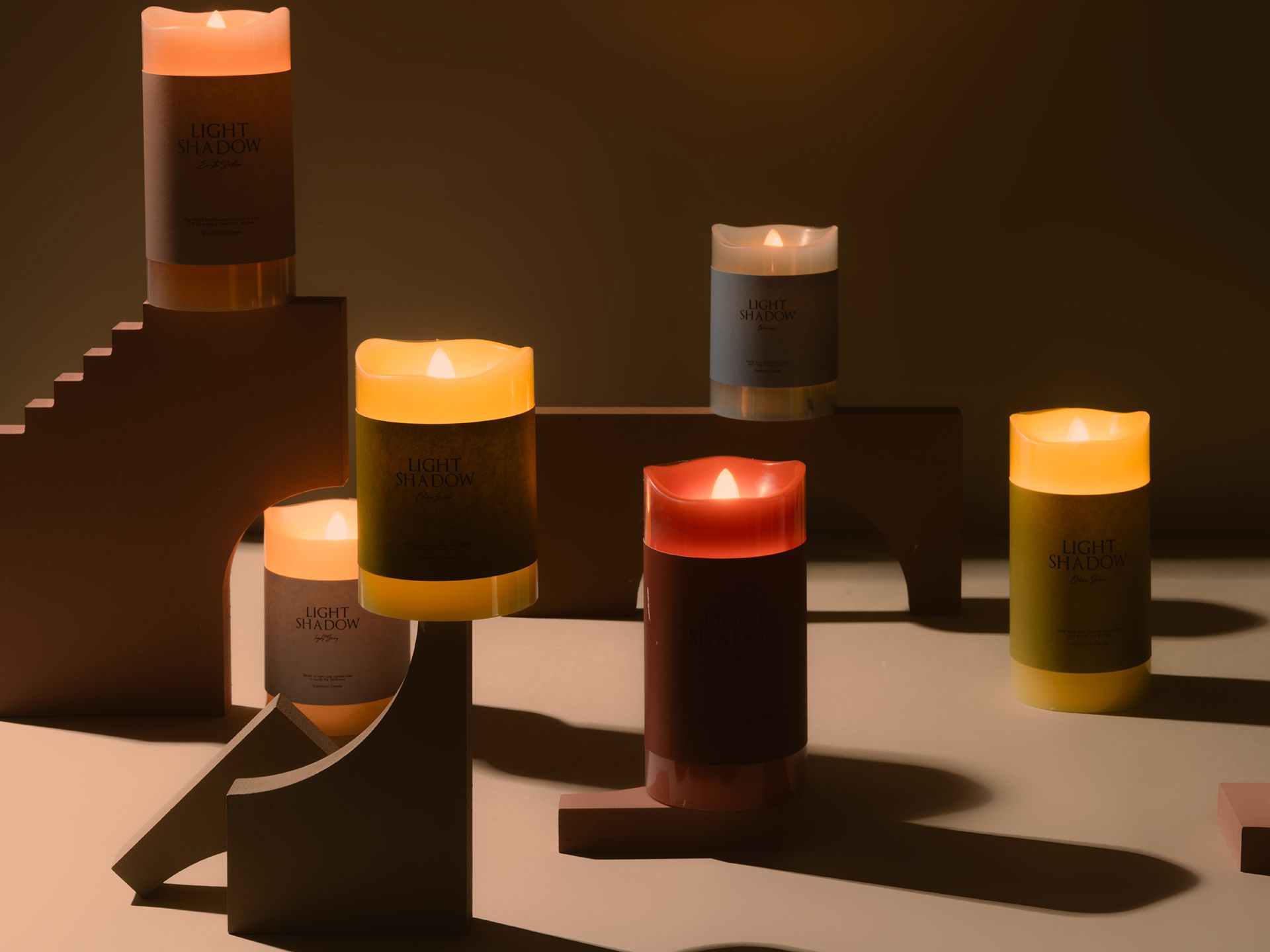 Light Shadow Electronic Candle1