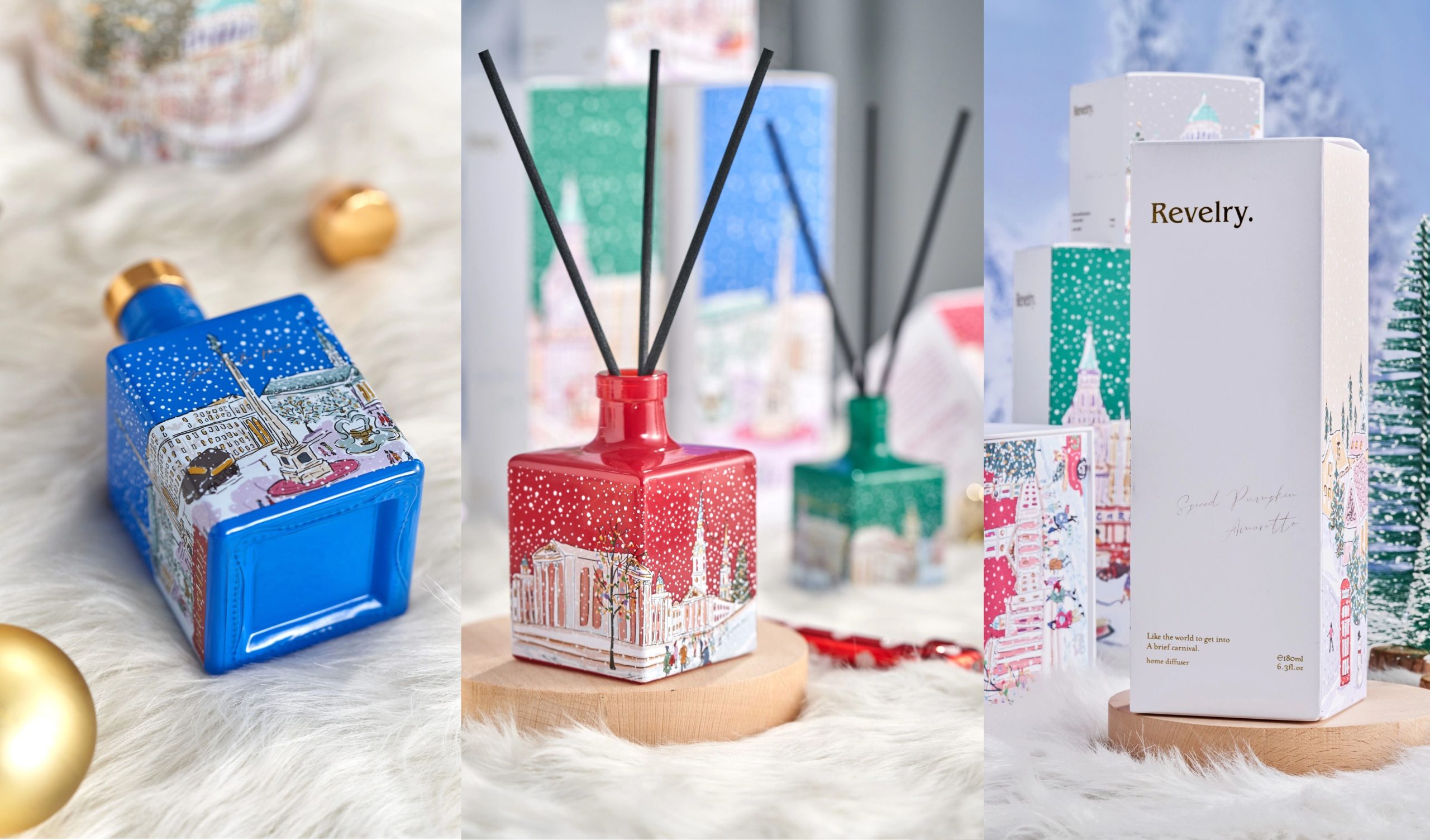 CHRISTMAS SNOW COLLECTION REED DIFFUSER1