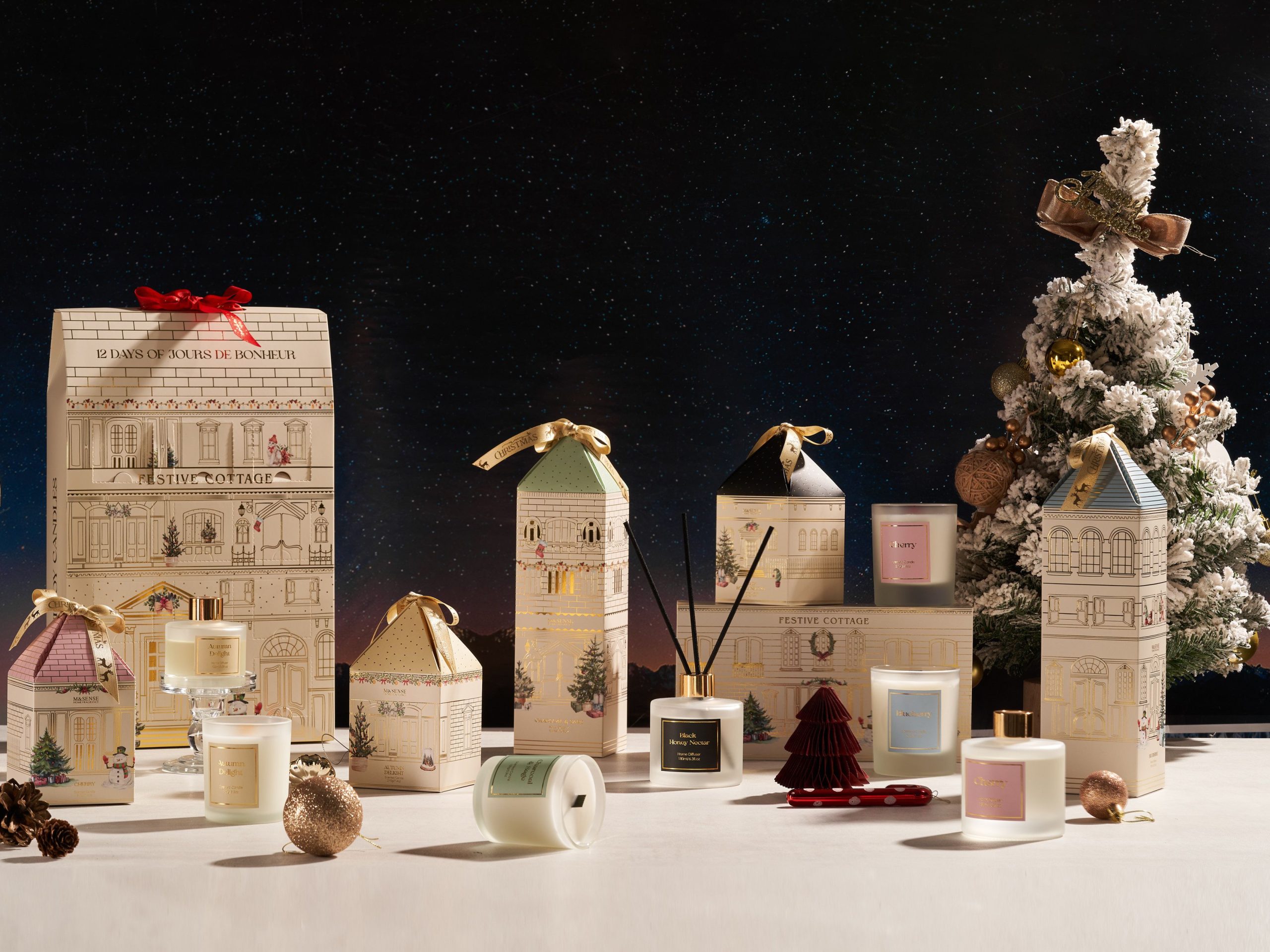 FESTIVE COTTAGE COLLECTION REED DIFFUSER