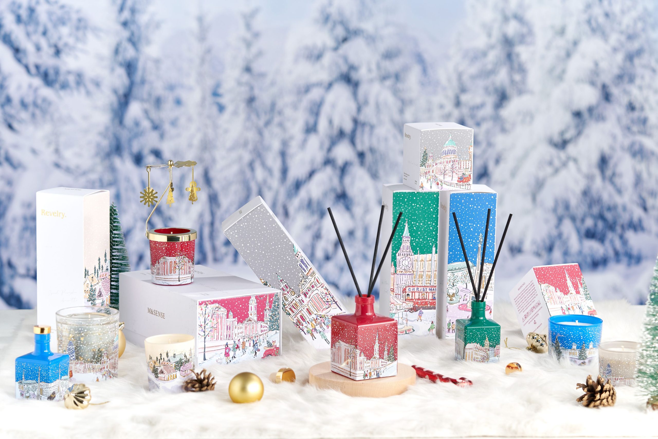 CHRISTMAS SNOW COLLECTION GEL CANDLE1
