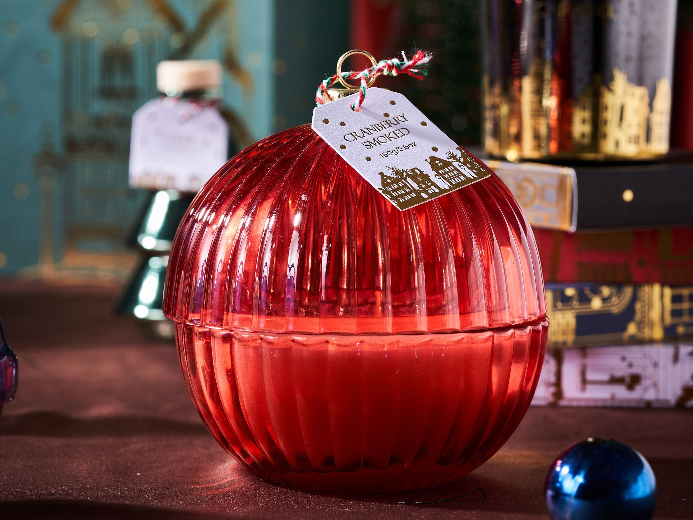 SNOWY FAIRYLAND COLLECTION GLASS BALL SCENTED CANDLE1