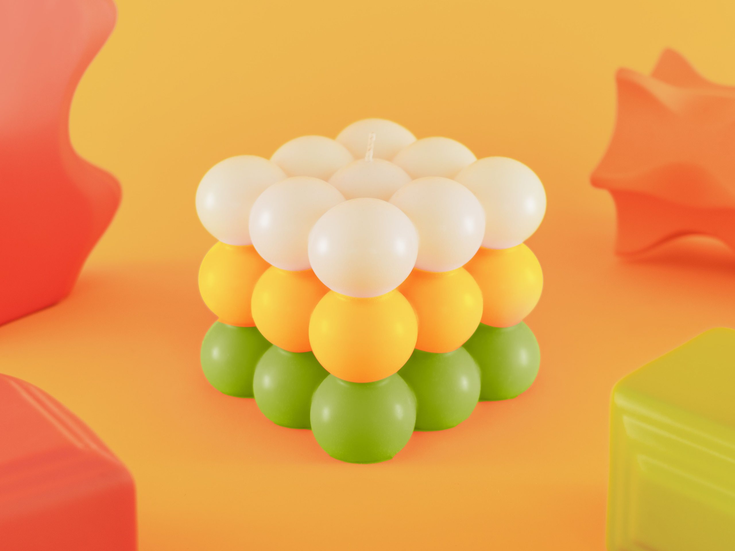 M&SENSE BUBBLE DECORATION SCENTED CANDLE