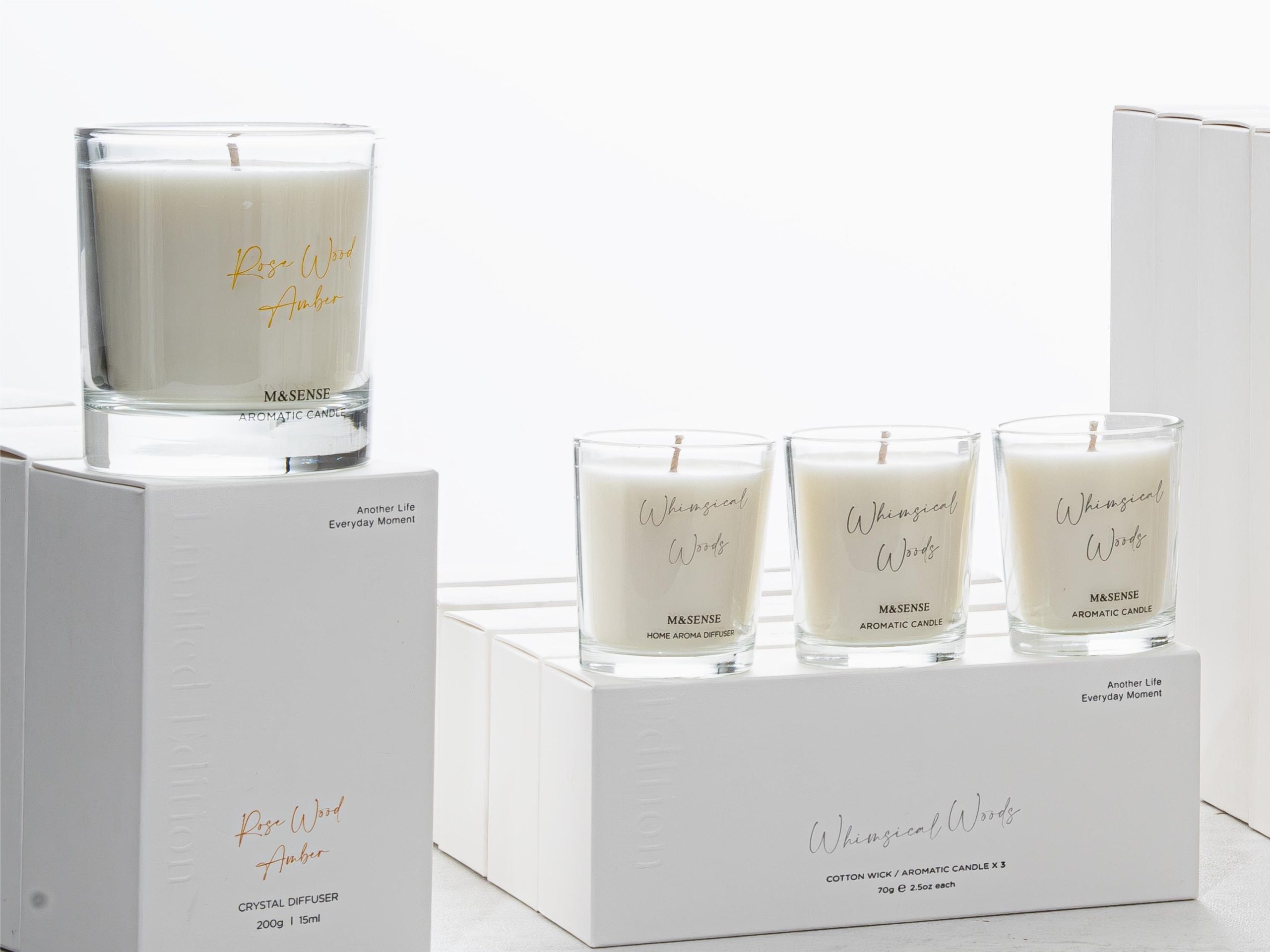 SIMPLE WHITE SCENTED CANDLE1